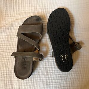 Naot Tan Strappy Sandals